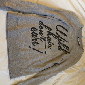 Noisy May Grey Long Sleeve Shirt